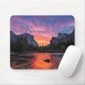Vibrant Sky | Yosemite Valley Muismat (Met muis)