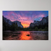 Vibrant Sky | Yosemite Valley Poster (Voorkant)