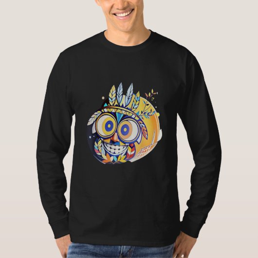 Vibrant smiles  colourful and expressive garment t-shirt (Voorkant)