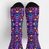 Vibrant socks with a kaleidoscope design  sokken (Top)