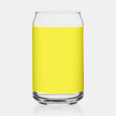 Vibrant Solid Yellow Background  Blikvorm Glas (Voorkant)
