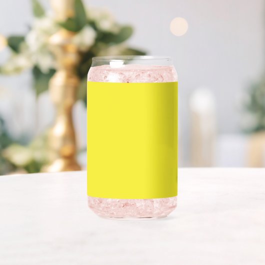 Vibrant Solid Yellow Background  Blikvorm Glas (Insitu (Huwelijk))