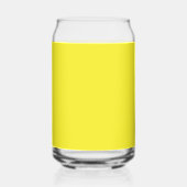 Vibrant Solid Yellow Background Blikvorm Glas (Rechts)