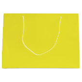 Vibrant Solid Yellow Background  Groot Cadeauzakje (Voorkant)