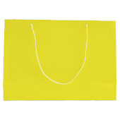 Vibrant Solid Yellow Background  Groot Cadeauzakje (Achterkant)