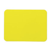 Vibrant Solid Yellow Background Magneet (Horizontaal)