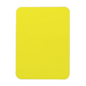 Vibrant Solid Yellow Background Magneet (Verticaal)