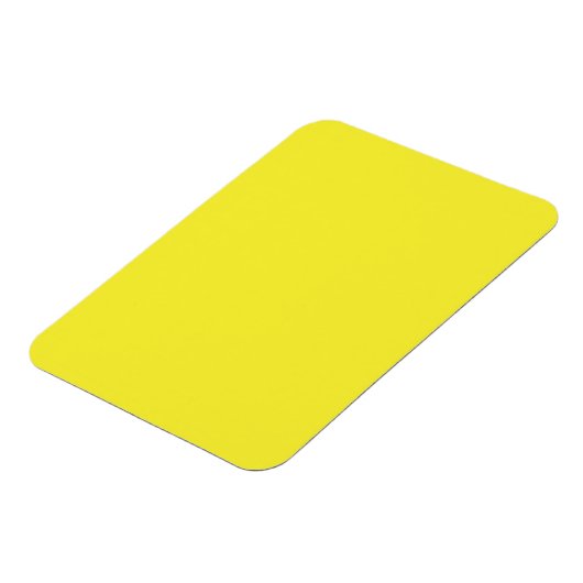 Vibrant Solid Yellow Background  Magneet (Linkerzijde)