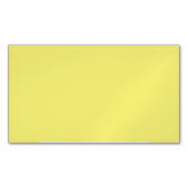 Vibrant Solid Yellow Background  Magnetisch Visitekaartje (Voorkant)