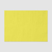 Vibrant Solid Yellow Background  Tissuepapier (Voorkant)