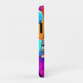 Vibrant Space Cartoon Art: Astronaut Dreams Case-Mate iPhone Case (Achterkant/rechts)