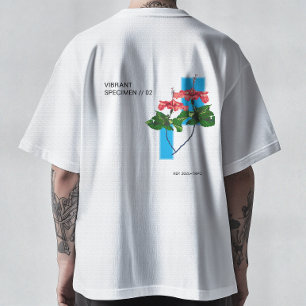 Vibrant Specimen - Gedeconstrueerde Hibiscus Vapor T-shirt
