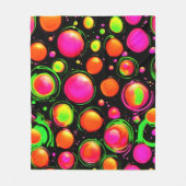 Vibrant Sphere Ballet Fleece Deken (Voorkant)