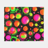 Vibrant Sphere Ballet Fleece Deken (Voorkant (Horizontaal))