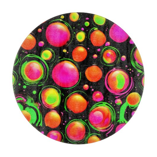 Vibrant Sphere Ballet Snijplank (Voorkant)
