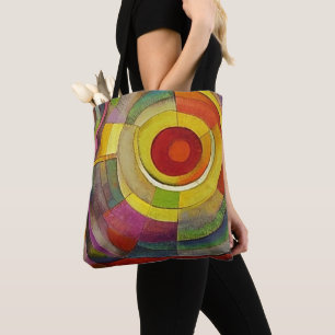 Vibrant Spiral Art Canvas tas – Bold & Artistic