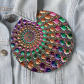 Vibrant Spiral Ronde Button 6,0 Cm (In situ)