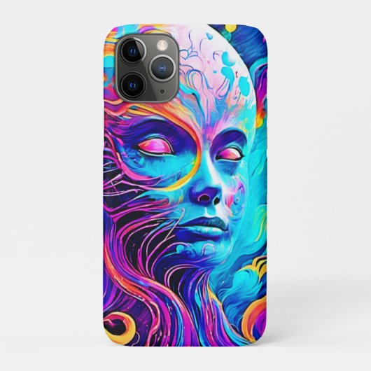 Vibrant Spirit Face Design Case-Mate iPhone Case (Achterkant)