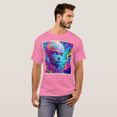 Vibrant Spirit Face Design T-shirt (Voorkant volledig)