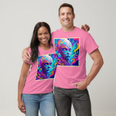 Vibrant Spirit Face Design T-shirt (Unisex)