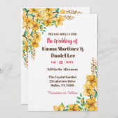 Vibrant Spring Invitation Kaart (Voorkant / Achterkant)