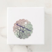 Vibrant Spring Tree Custom - Blossoming Floral Bedankjes Labels (In situ)