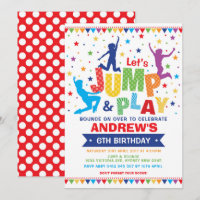 Vibrant springen op de tribune Birthday Trampoline