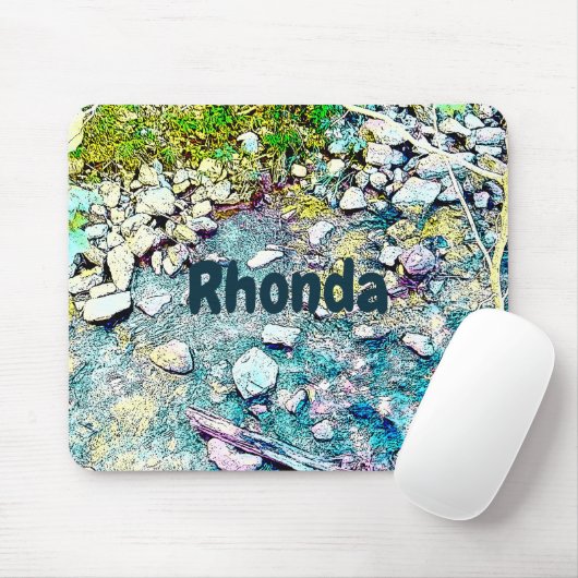 Vibrant Stream Forest Muismat (Met muis)