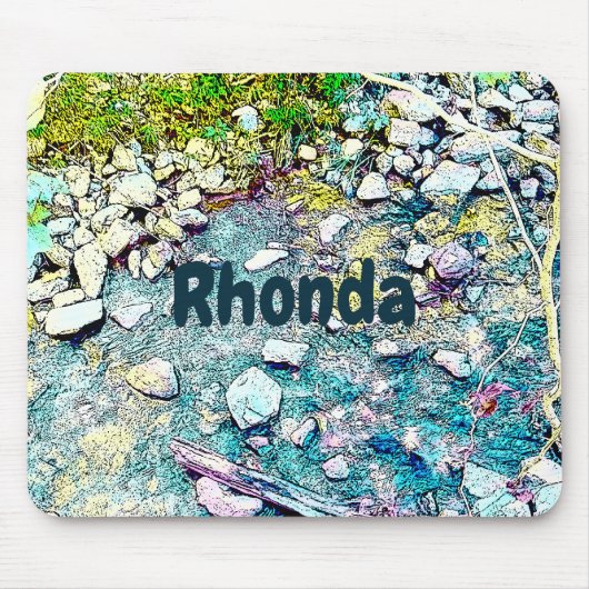 Vibrant Stream Forest Muismat (Voorkant)