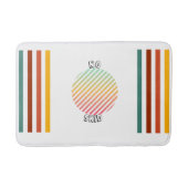 Vibrant Stripes Bathmat Badmat (Voorkant)