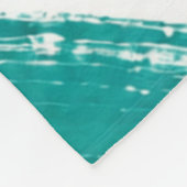 Vibrant Strokes,Teal, Magenta & Mustard pattern Fleece Deken (Hoek)