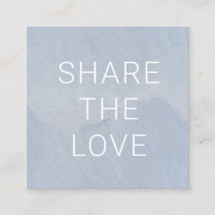 Vibrant Summer   Loyalty-Kaart Vierkante Visitekaartje