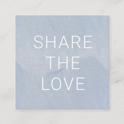 Vibrant Summer | Loyalty-Kaart Vierkante Visitekaartje (Voorkant)