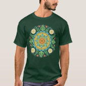 Vibrant Summer Mandala T-Shirt – Colorful Design (Voorkant)