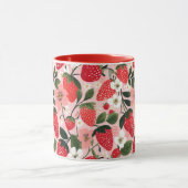 Vibrant Summer Strawberry and Flower Patch Mok (Midden)