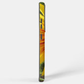 Vibrant Summer Sunflower Field Monogram Samsung Galaxy Hoesje (Rechterkant)