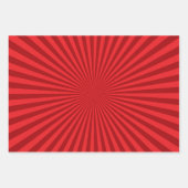 Vibrant Sunburst Pattern Trio Inpakpapier Vel (Voorkant 2)