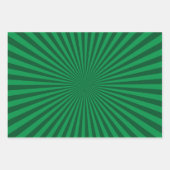 Vibrant Sunburst Pattern Trio Inpakpapier Vel (Voorkant)