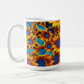 Vibrant Sunflower Koffiemok (Links)