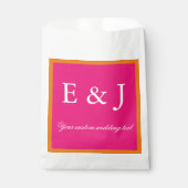 Vibrant Sunrise Minimalist Mix & Match Weddenschap Bedankzakje (Voorkant)