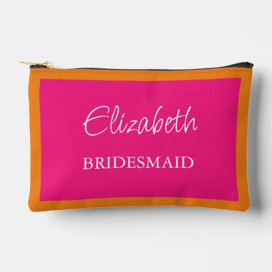 Vibrant Sunrise Minimalist Mix & Match Weddenschap Etui (Voorkant)