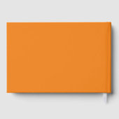 Vibrant Sunrise Minimalist Mix & Match Weddenschap Gastenboek (Achterkant)