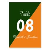 Vibrant Sunrise Minimalist Mix & Match Weddenschap Kaart (Voorkant)