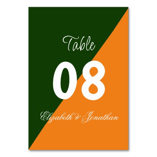 Vibrant Sunrise Minimalist Mix & Match Weddenschap Kaart (Voorkant)