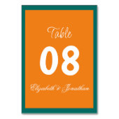 Vibrant Sunrise Minimalist Mix & Match Weddenschap Kaart (Voorkant)