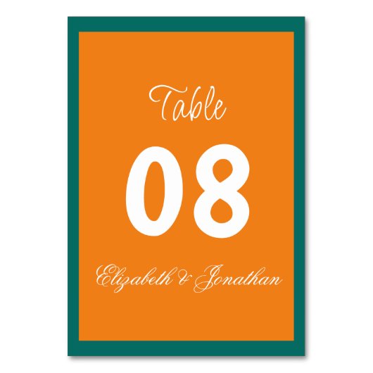 Vibrant Sunrise Minimalist Mix & Match Weddenschap Kaart (Voorkant)