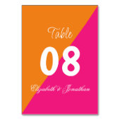 Vibrant Sunrise Minimalist Mix & Match Weddenschap Kaart (Voorkant)