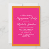 Vibrant Sunrise-minimalistische Partij Kaart (Voorkant)