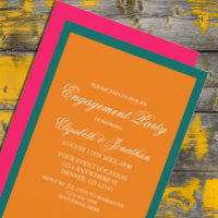 Vibrant Sunrise-minimalistische Partij