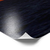 Vibrant Sunrise over de oceaan Foto Afdruk (Hoek)